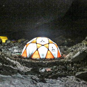 Comfortable Base Camp with domes