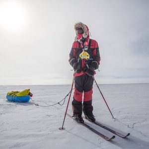 The windswept polar plateau