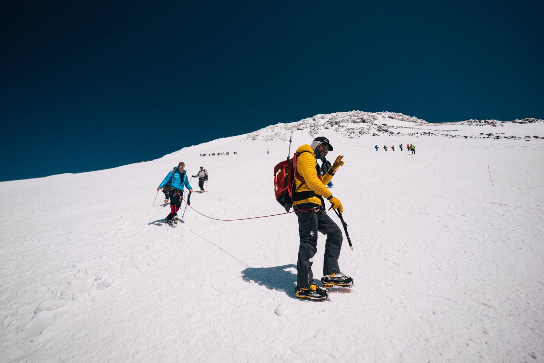 summit on the Mount Elbrus Climb