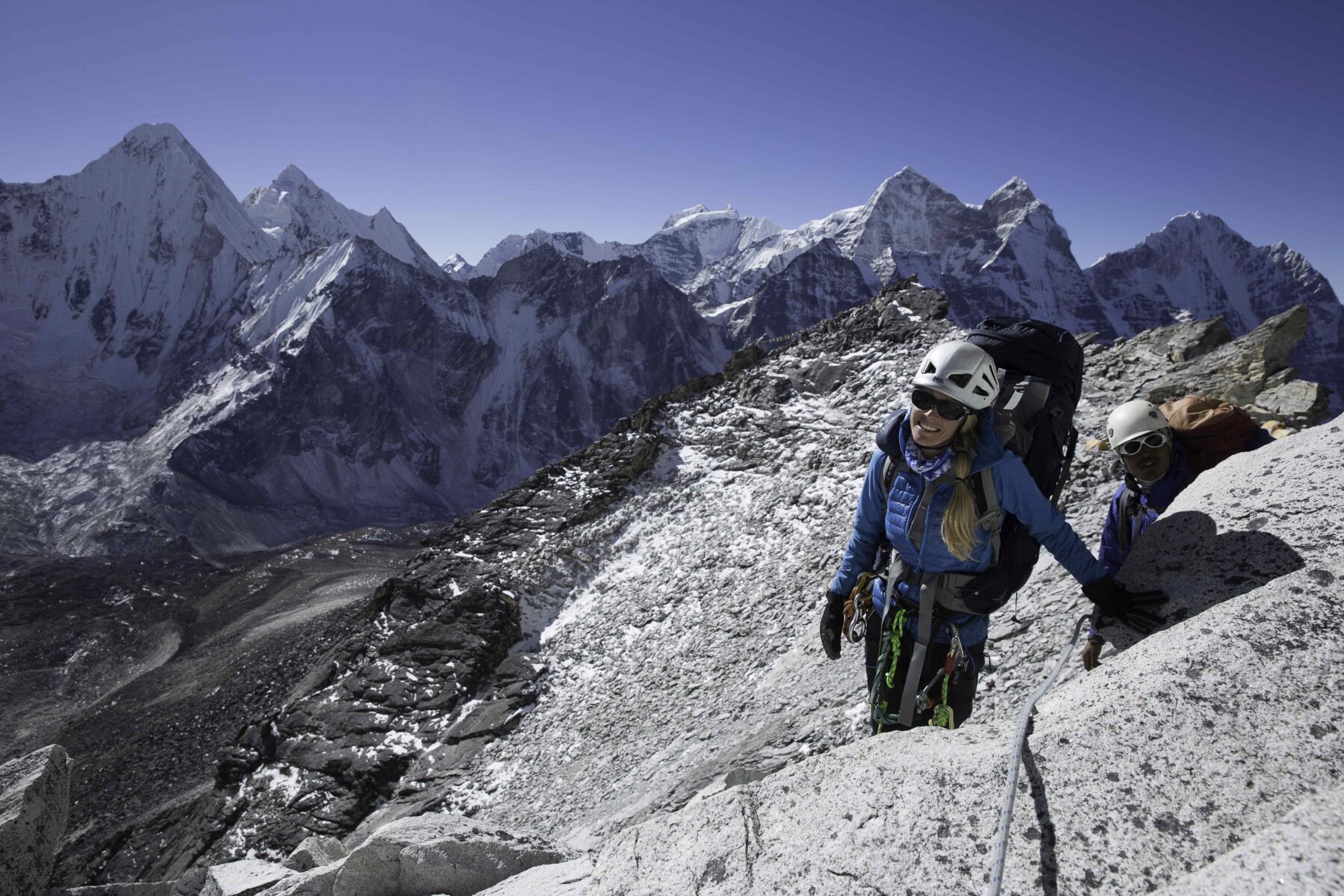 Ama Dablam on route