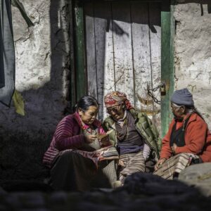 Trekking into Base Camp