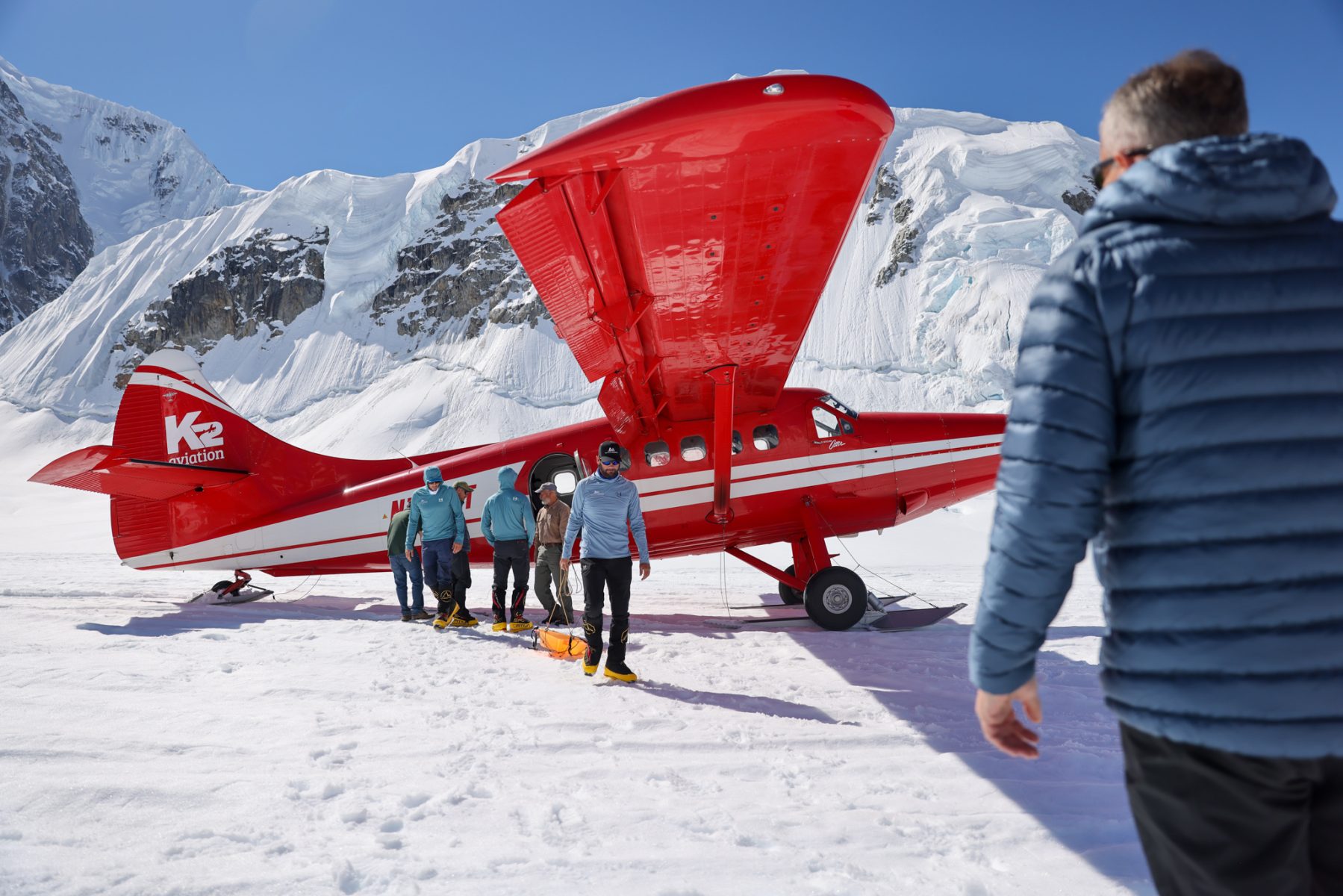 Denali climbing