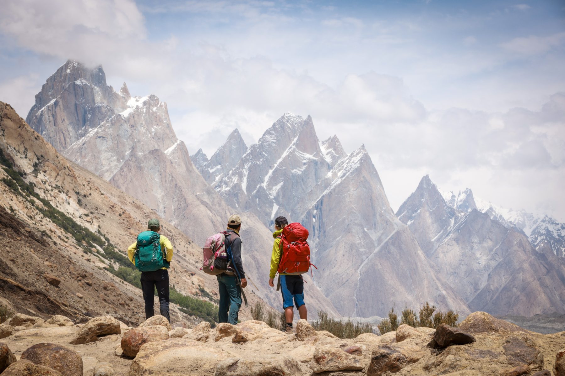 The Trango Tower mountains of the Karakoram Pakistan