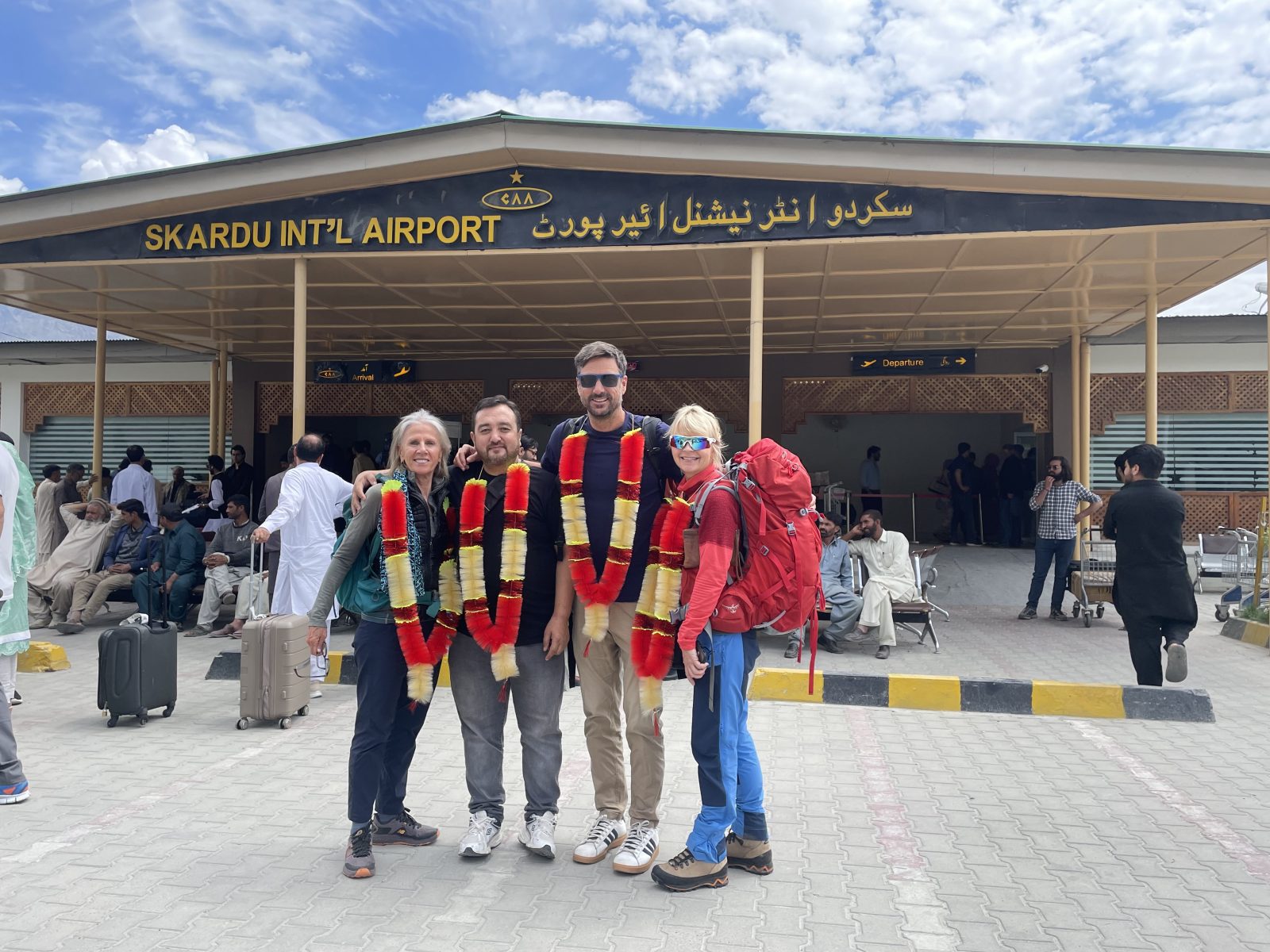Arriving to Skardu Airport in Karakoram Pakistan