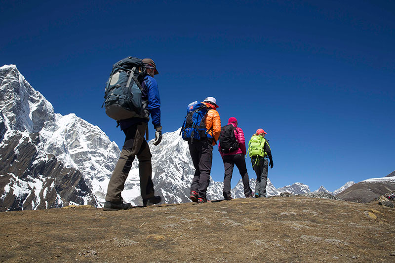 Trek to cho oyu