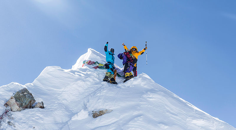 Manaslu summit