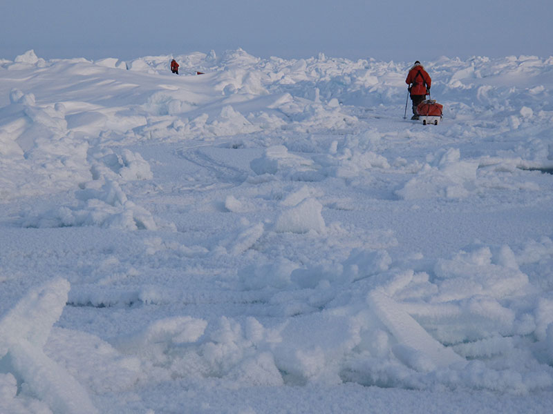 North Pole last degree ski